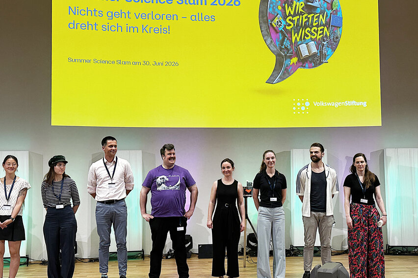 Doktorandin Anna Lena Seibel gewinnt den 3. Platz beim Summer Science Slam der VolkswagenStiftung