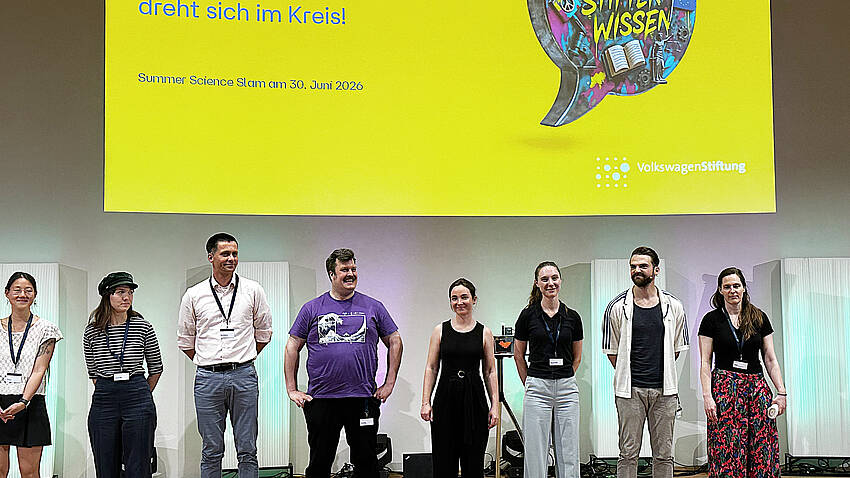 Doktorandin Anna Lena Seibel gewinnt den 3. Platz beim Summer Science Slam der VolkswagenStiftung