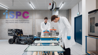 Laborbild mit iSPC-Logo 