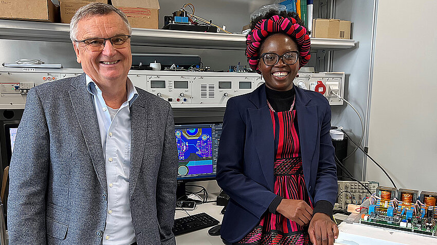 Ester Hamatwi Namibia und Prof. Dr. Heinrich Steinhart