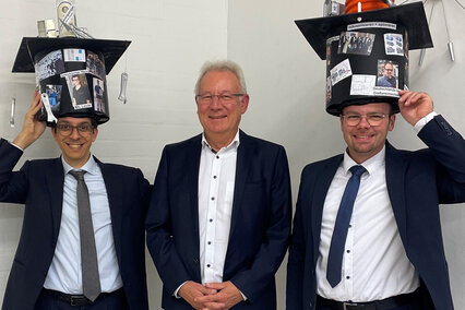 Zwei frischgebackene Doktoren im Bereich der Gießereitechnik