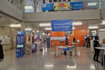 KI-Werkstatt Mittelstand begeistert Besucher beim OPEN Campus (2024)
