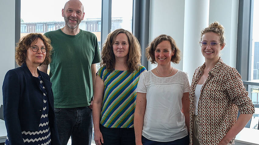 Team des Projektes „GIGG - Gig- und Crowdwork gesundheitsförderlich gestalten“ an der TU Chemnitz.