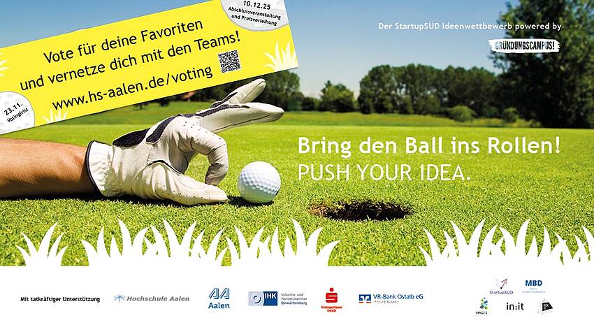 Votingphase bei PUSH YOUR IDEA 2025 gestartet