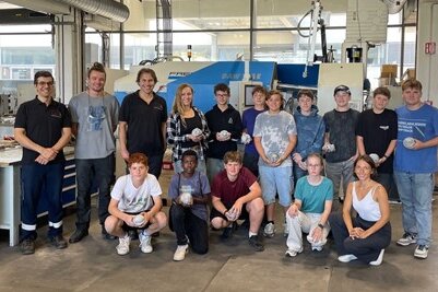 Im Gießereilabor verbinden sich Kunst und Technik