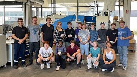 Im Gießereilabor verbinden sich Kunst und Technik