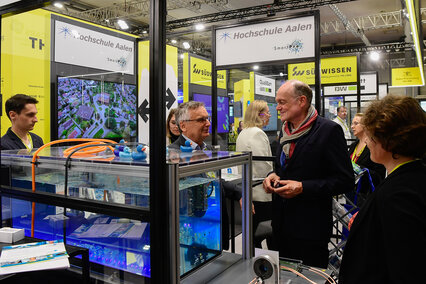 Hannover Messe 2024: Großes Interesse an den Forschungsthemen der Hochschule Aalen