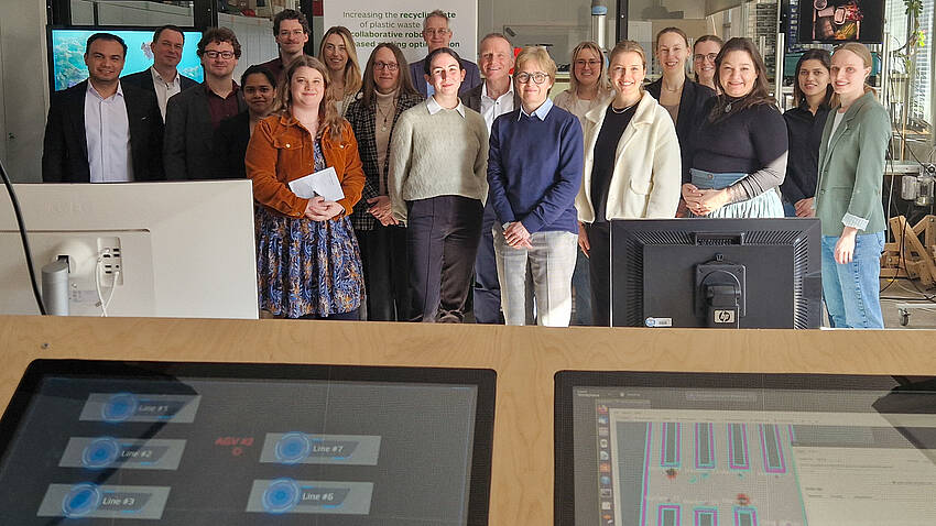 Wissenschaftsministerium besucht KI-Werkstatt Mittelstand an der Hochschule Aalen Wissenschaftsministerium besucht KI-Werkstatt Mittelstand an der Hochschule Aalen