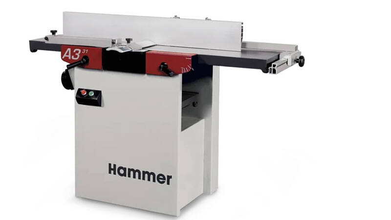 Produktbild der Abricht-Dickenhobelmaschine, aus dem Makerspace