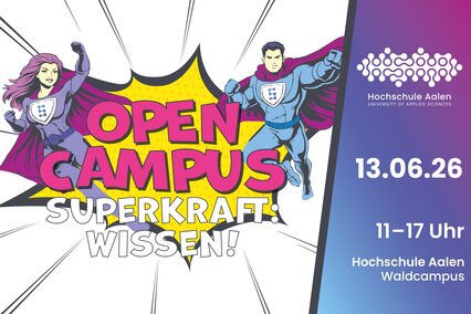 Komm vorbei: „Supersinn: Sehen!“ am OPEN CAMPUS in Aalen am 13. Juni 2026