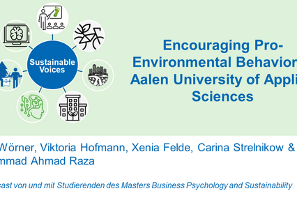 „Sustainable Voices - Where ideas for a better future speak loud”