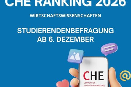 Reminder Studierendenbefragung für das CHE Ranking 2025/2026!