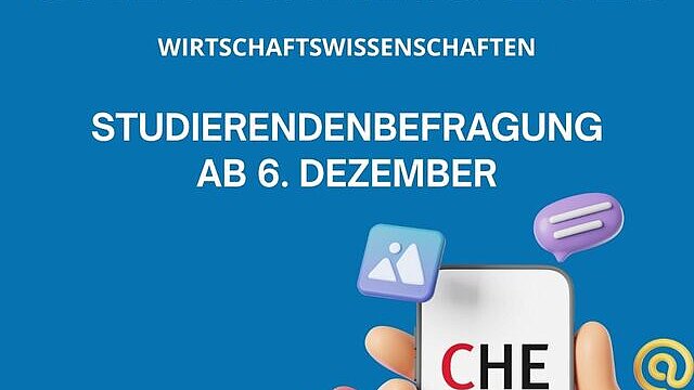 Reminder Studierendenbefragung für das CHE Ranking 2025/2026!