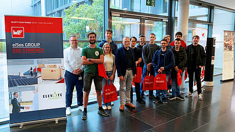 Elektrotechnik Studierende besuchen das Unternehmen Würth