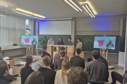 Spannende Einblicke von Adam Kadad, Elena Dalpont und Philip Frenzel beim Gründertalk des Gründungscampus am 14.04.2026