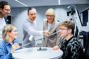 Messung der Sehkraft im Masterstudiengang Vision Science and Business (Optometry)