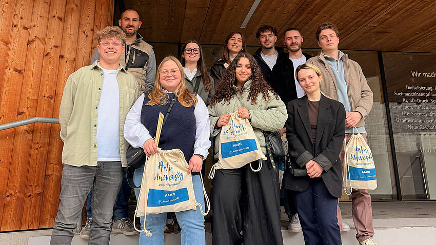 Gelebte Städtepartnerschaft: Studierende aus Saint-Lô zu Besuch an der Hochschule Aalen