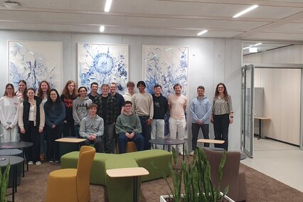Hochschule begrüßt SIA-Gruppe – erfolgreiche Kooperation zwischen Schule und Hochschule SIA-Gruppe des EAG zu Besuch auf dem Waldcampus