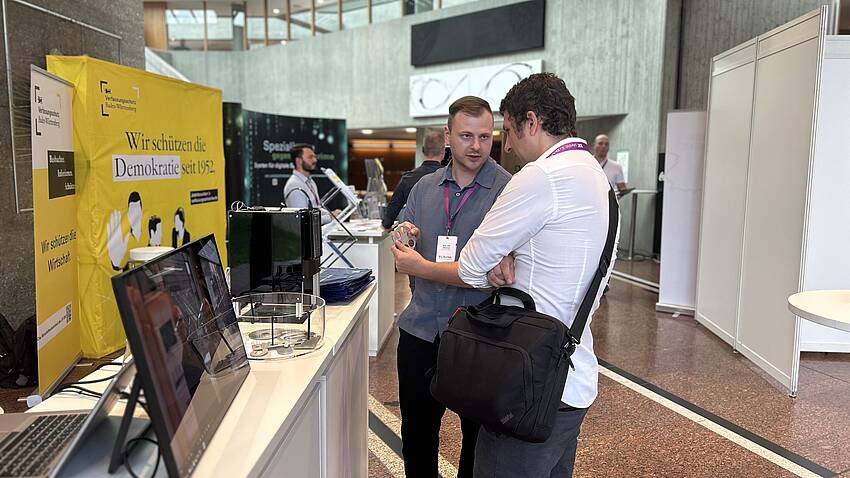 KI-Werkstatt Mittelstand der Hochschule Aalen präsentiert innovative Lösungen auf dem Wirtschaftsforum der L-Bank