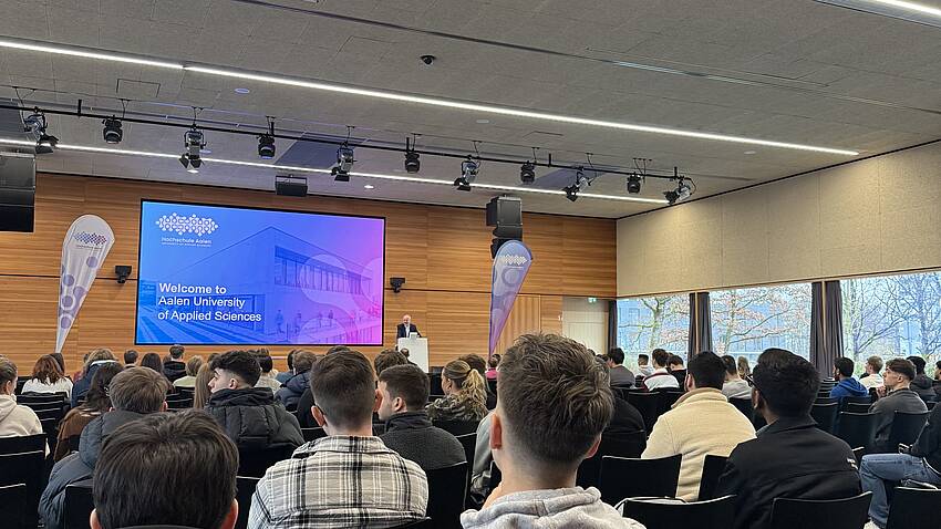 Welcome Day an der Hochschule Aalen