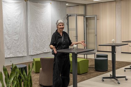Einweihung Forestal I-III durch die Künstlerin Dorothea Schulz