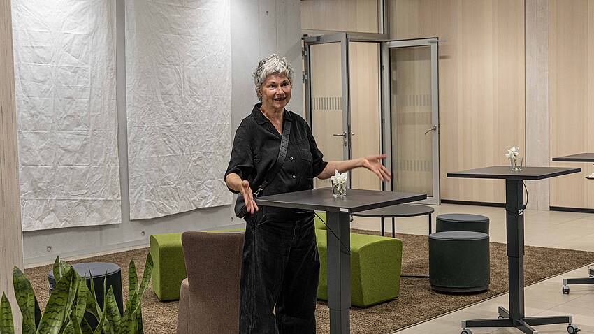 Einweihung Forestal I-III durch die Künstlerin Dorothea Schulz