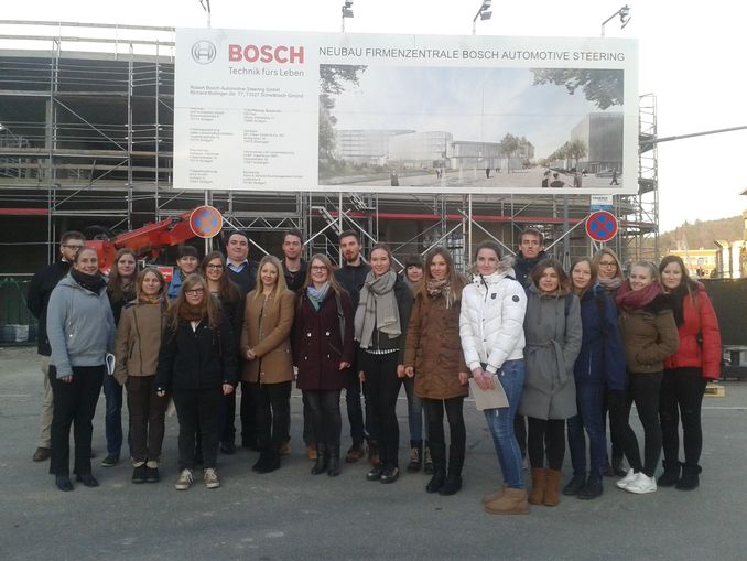 Hochschule Aalen News GMStudierende besuchen Robert Bosch Automotive