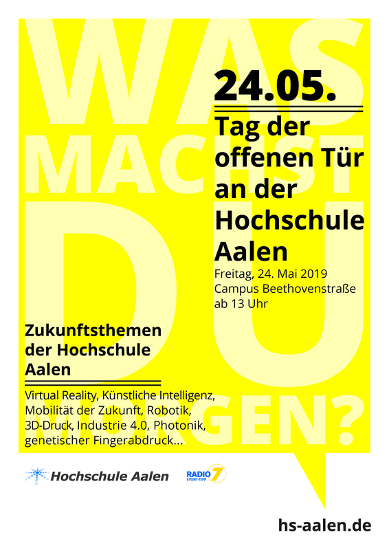 Grafik: Tag der offenen Tür 2019