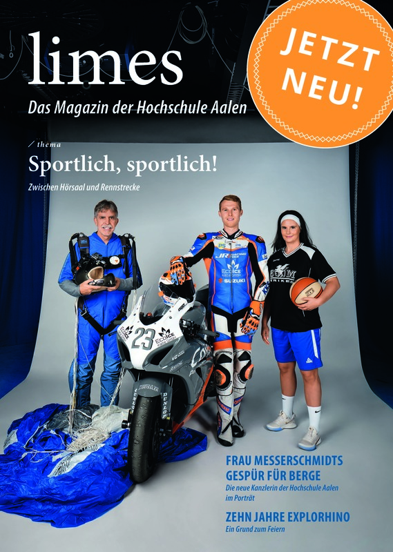 Cover: Limes Magazin der Hochschule Aalen.