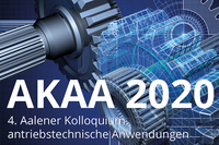 Plakat: AKKAA 2020 4.Aalener Kolloquium antriebstechnische Anwendung
