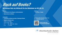 Abbildung: Infoflyer Studentische Hilfskraft Bibliothek