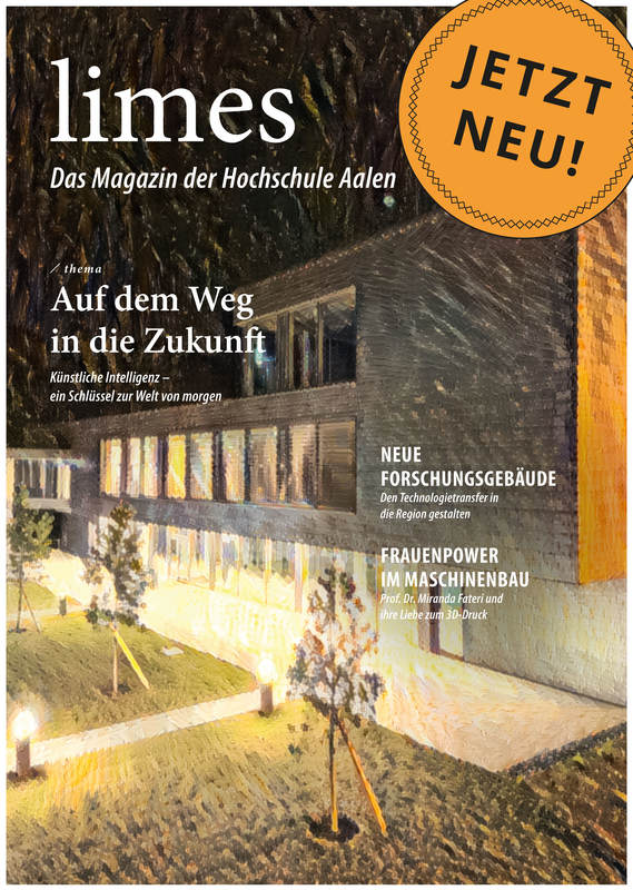 Titelblatt limes-Magazin: Auf dem Weg in die Zukunft