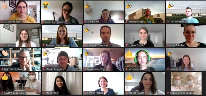 Screenshot: Studienscouts Zoom meeting