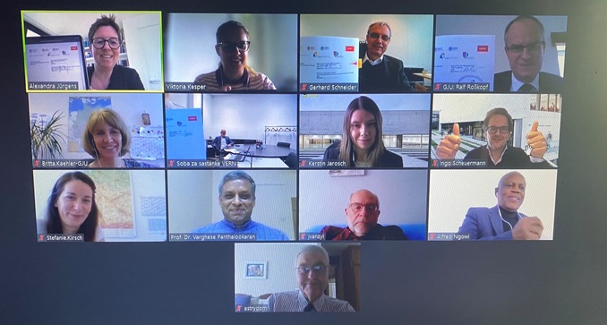 Screenshot der Videokonferenz zum Thema