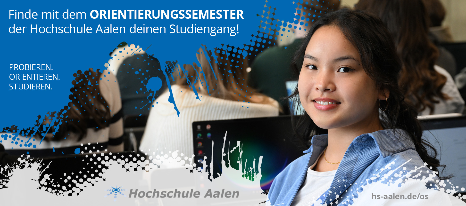 Banner lädt ein zum Orientierungssemester