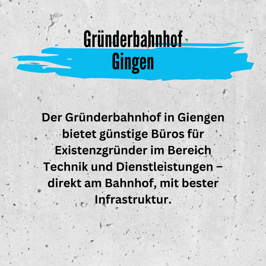 Gründerbahnhof Giengen