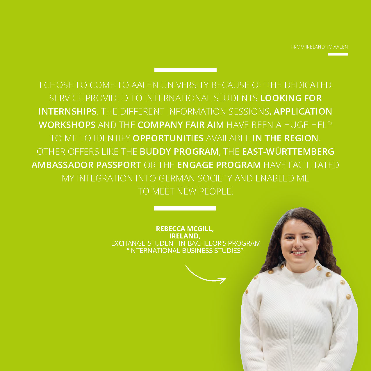  Testimonial 3 - Rebecca Mcgill from Ireland