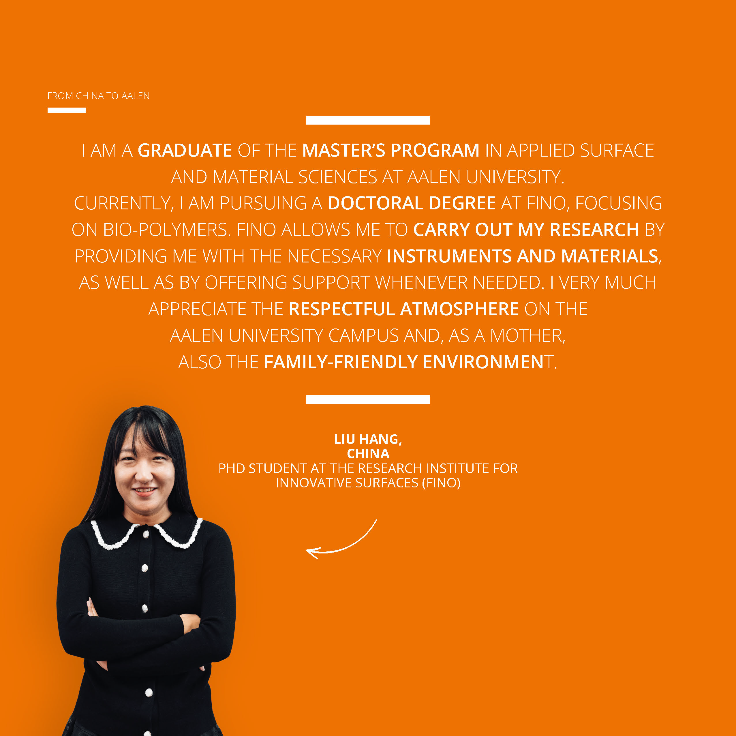 Testimonial 4 - Liu Hang from China