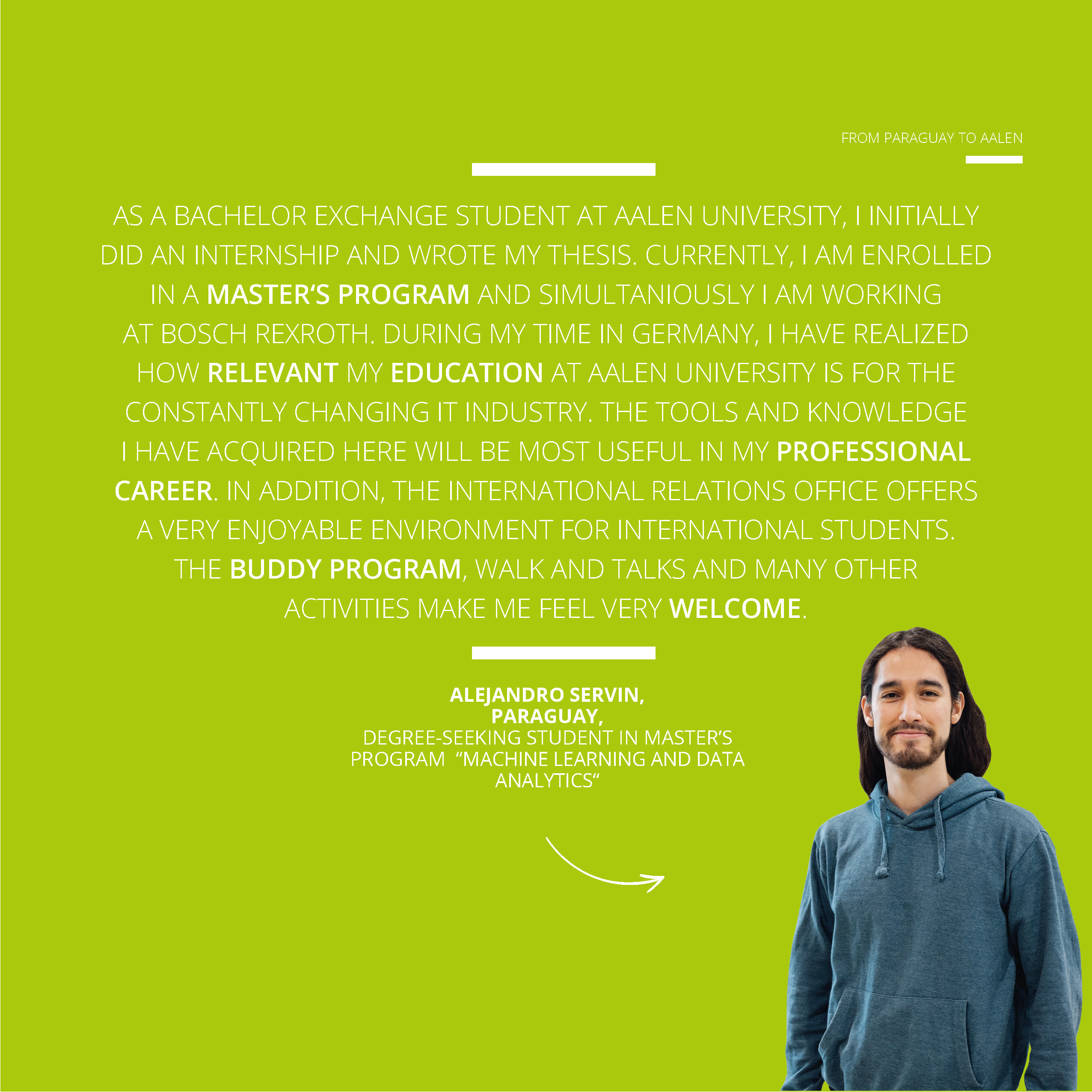 Testimonial 5 - Alejandro Servin from Paraguay