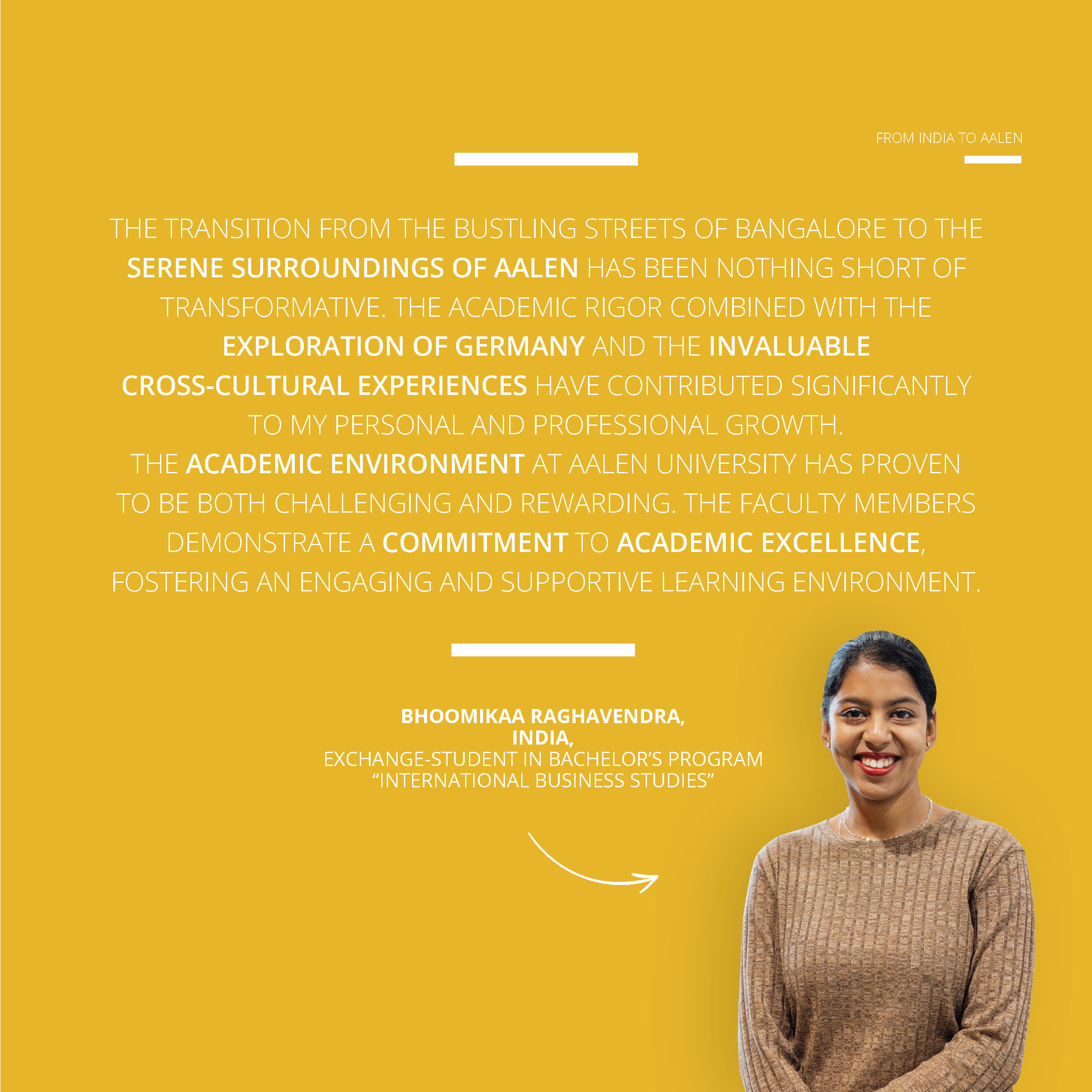 Testimonial 1 - Bhoomikaa Raghavendra from India
