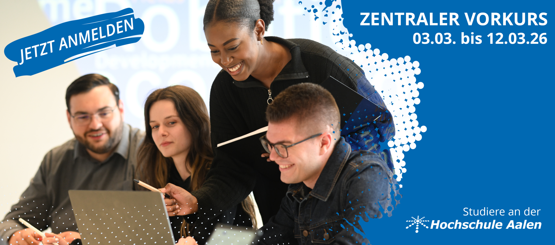 Zentraler Vorkurs. 03.03. bis 12.03.26.